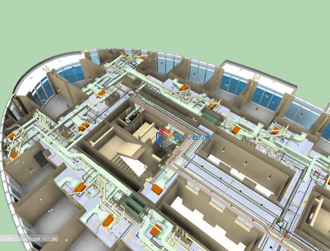 BIM Modeling done for Residential and Commercial Building by Advenser