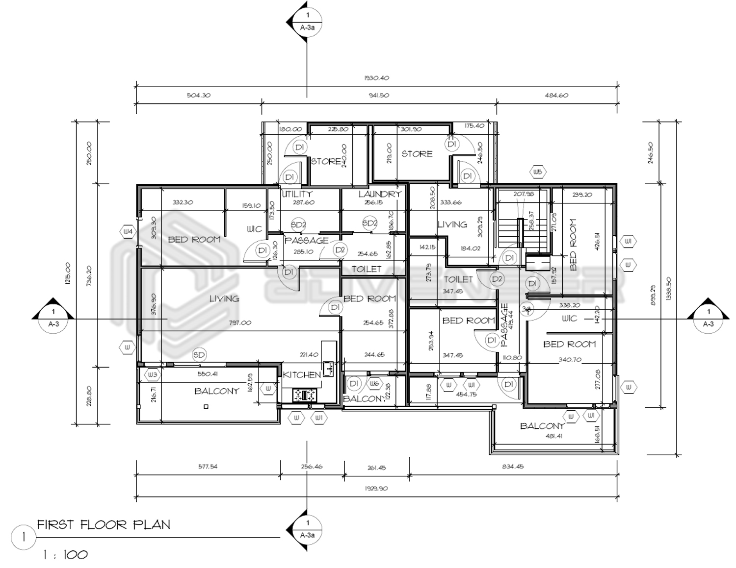 First Floor of a Residential Building