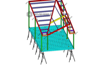 Structural 3D PERSPECTIVE MODEL