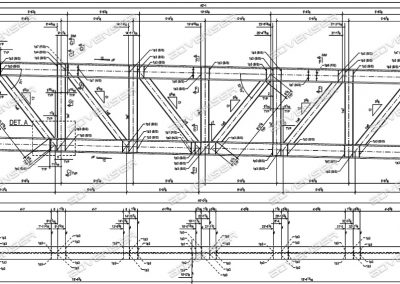 Steel fabrication drawing