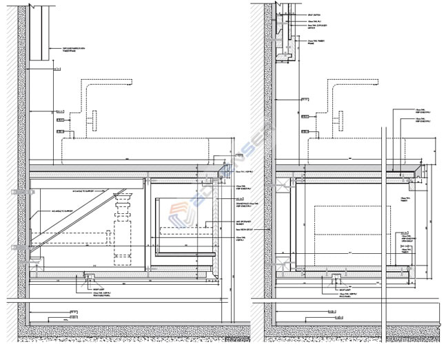 Millwork shop drawing 