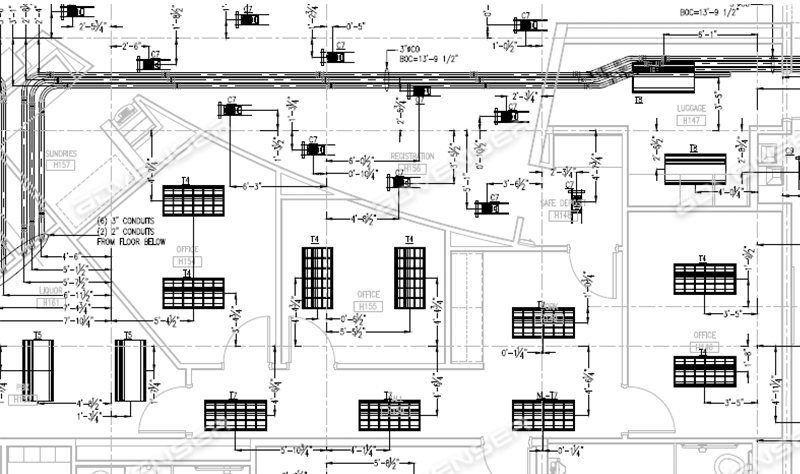 MEP/HVAC Shop Drawings Services ductwork, plumbing