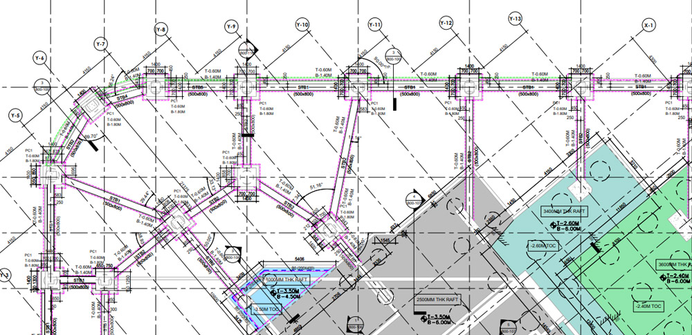 Structural shop drawings