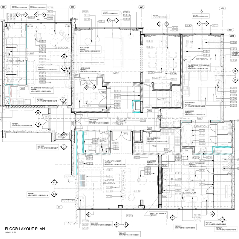 Shop Drawing Interior Design Services