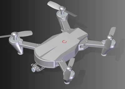 Solid model for drone