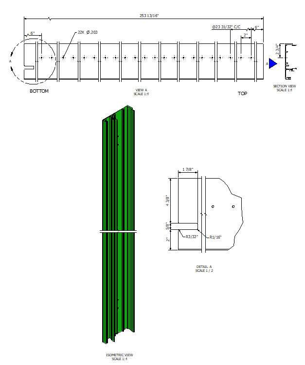fabrication drawings for facade