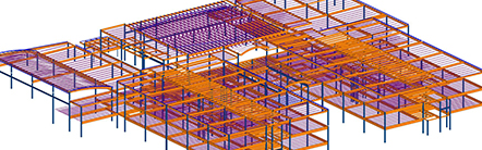 BIM services for a structural model