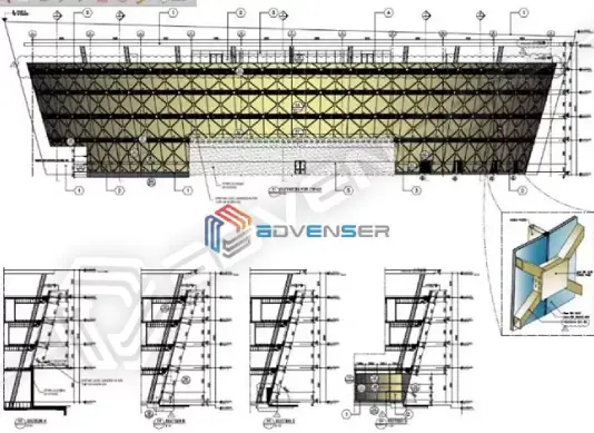 Façade Procurement BIM for Commercial Building Project