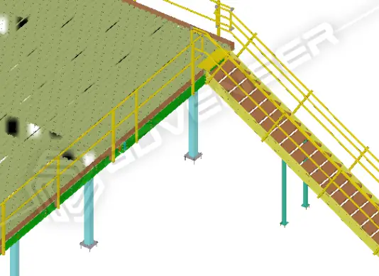Steel Detailing for Material Handling Platform