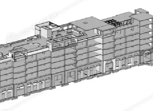 Architectural BIM Modeling for Hotel Building