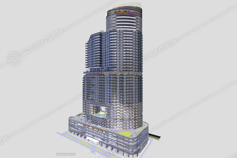 integrated bim services for mixed use building in UAE