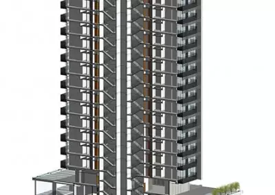 Architectural BIM model