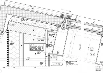 Spider glazing detailing
