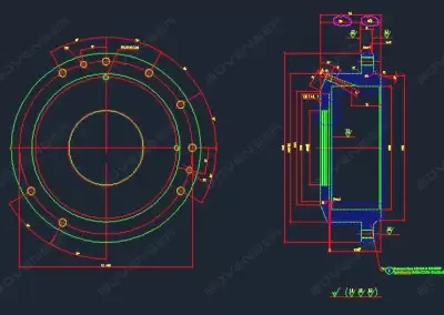 Mechanical shop drawing