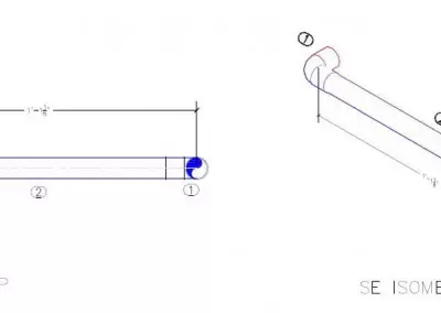 Piping spool drawing