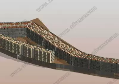 Architectural BIM model Revit