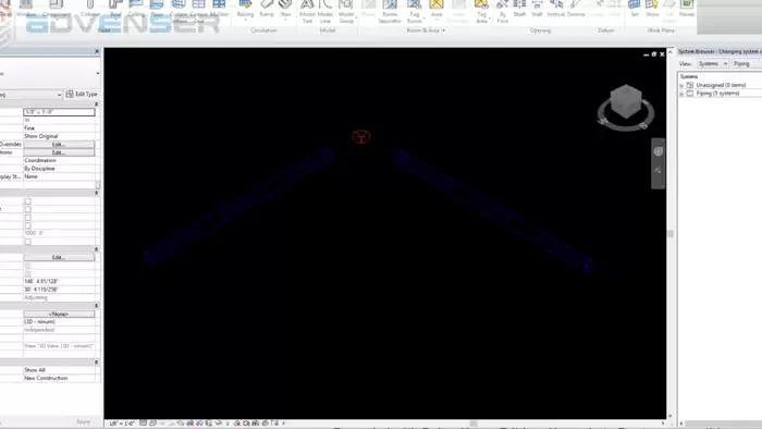 How to Reset the System Classification of a Pipe Fitting?