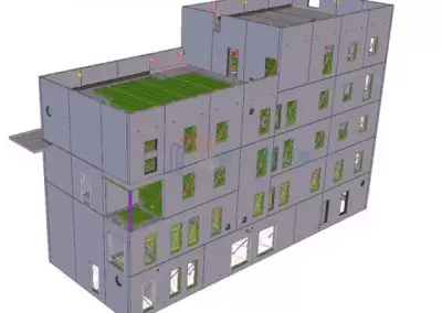 Precast panel for office building