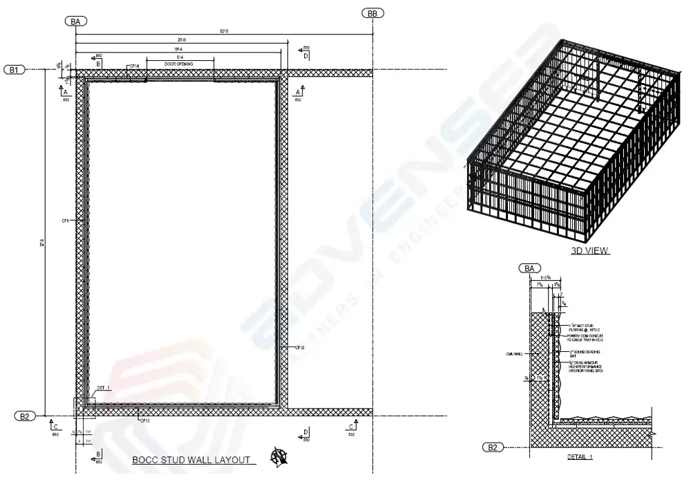 BOCC Studwall Layout