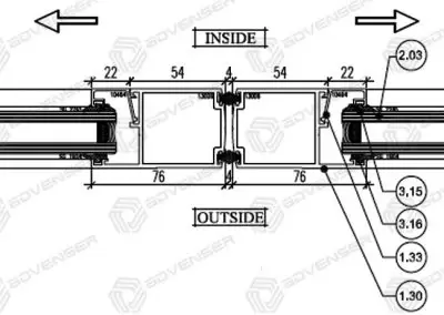 Door Mid Jamb Detail