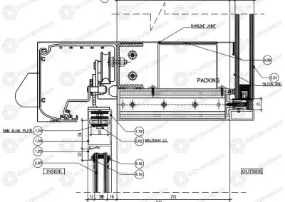 Door Top Jamb Detail