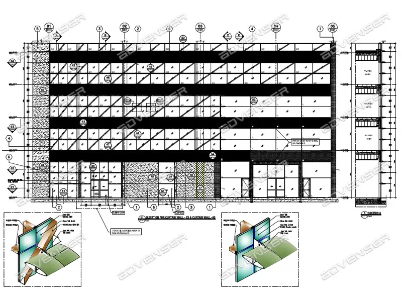 curtain wall detailing