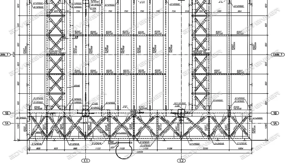 Structural fabrication drawings