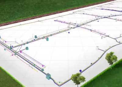 Underground utility modeling