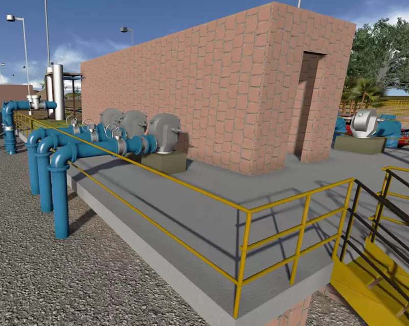 Water treatment plant Water treatment plant model