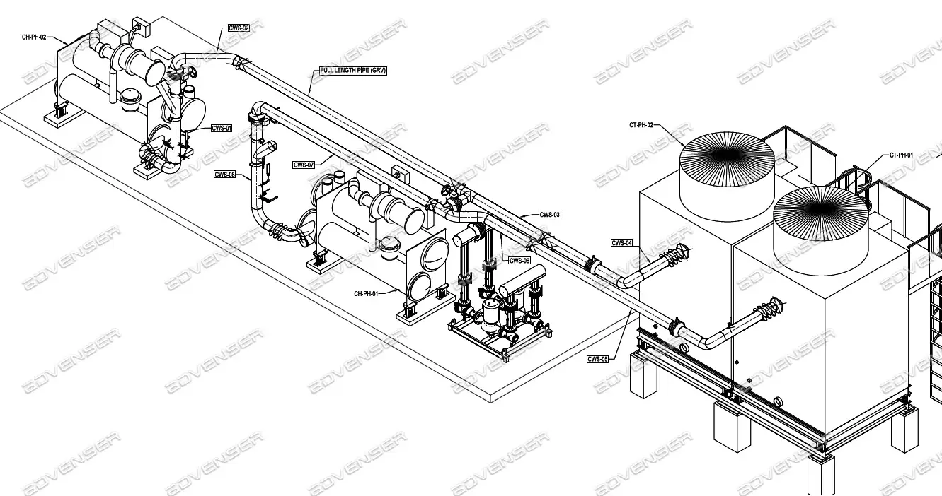 CWS-spool-map pipe spool fabrication drawing