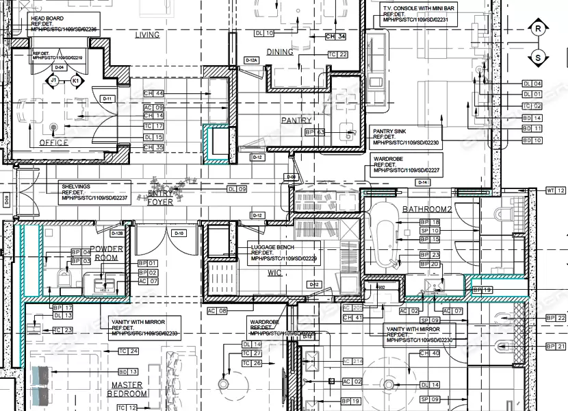Architectural floor plan