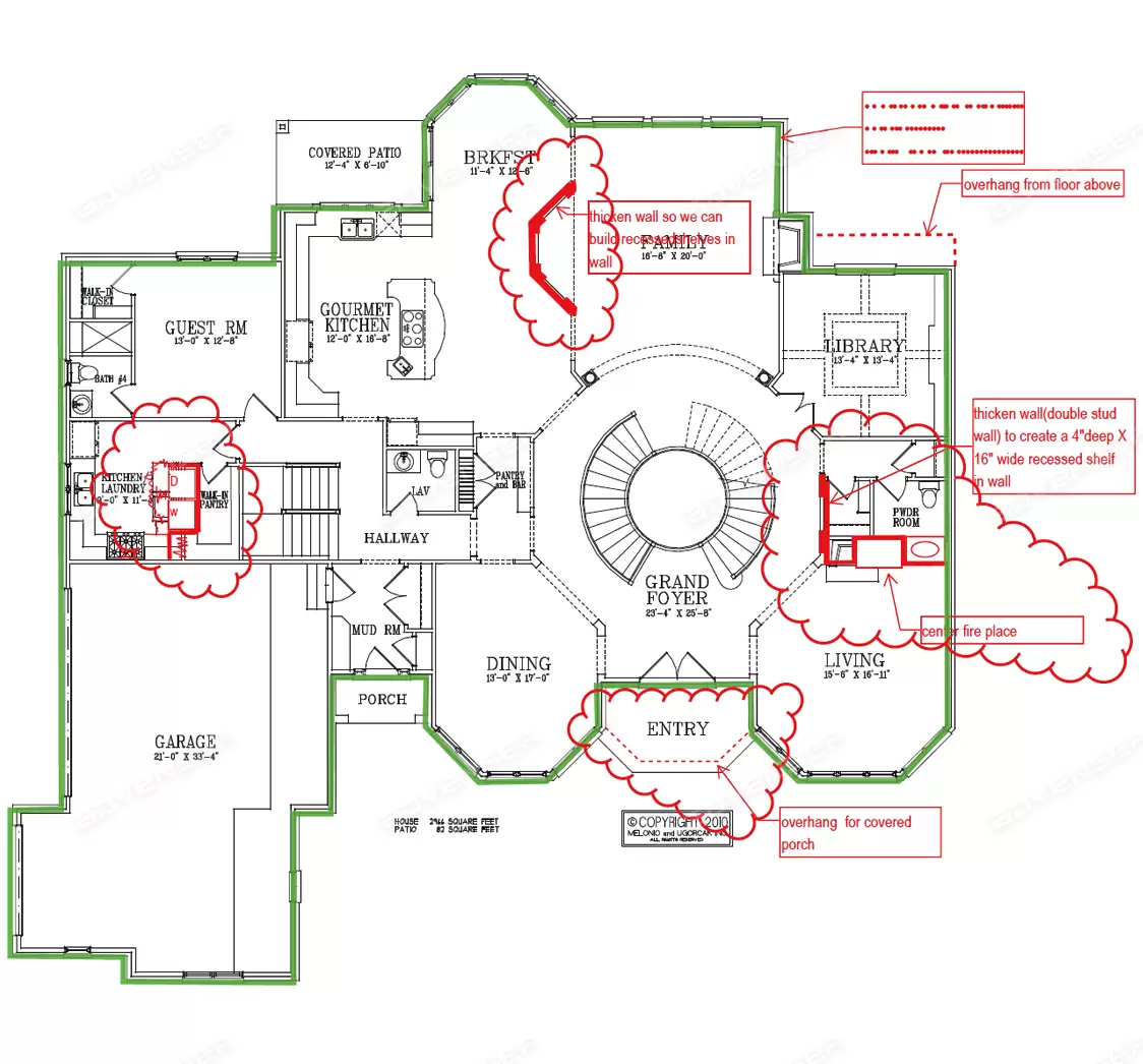 First markup recieved from client