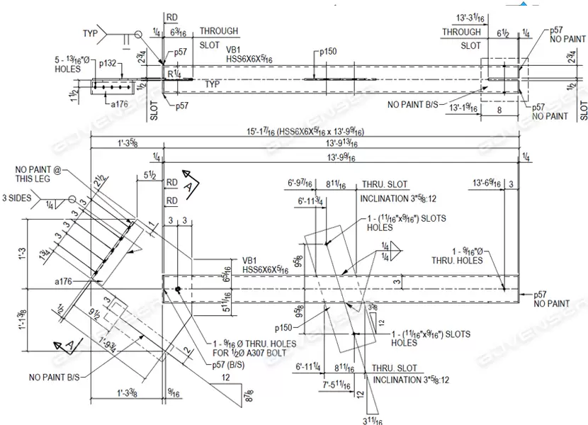 steel Assembly drawing