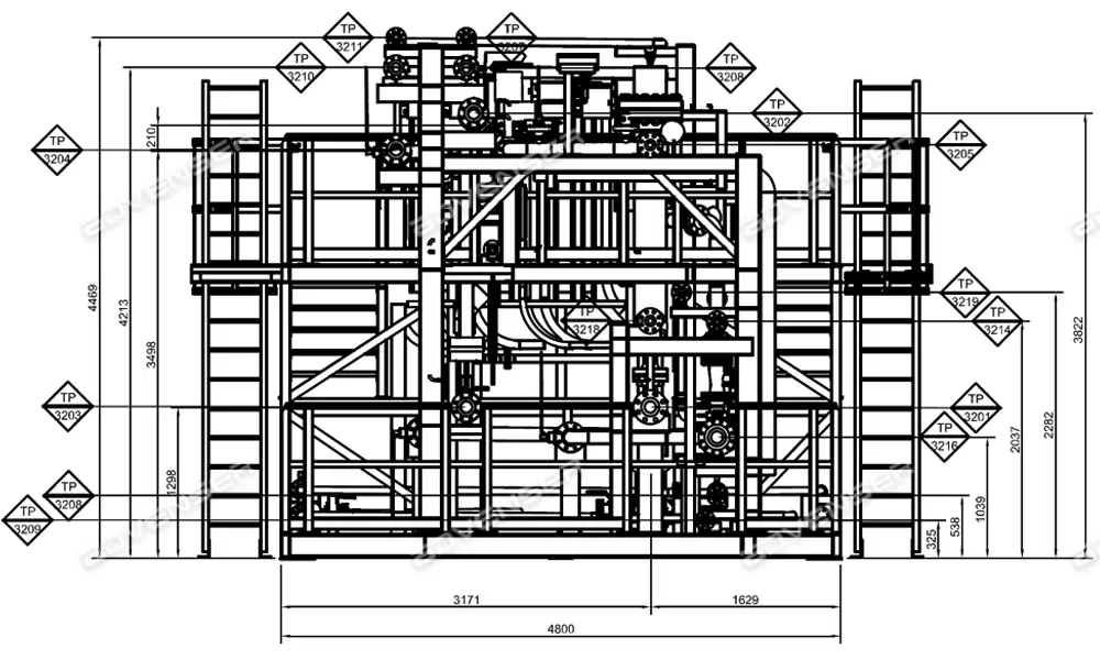 Mechanical GA drawing
