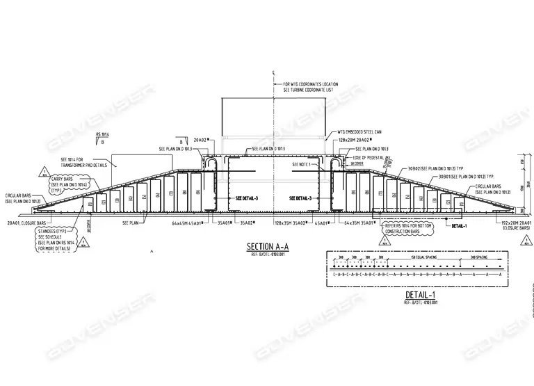 Beam assembly drawing