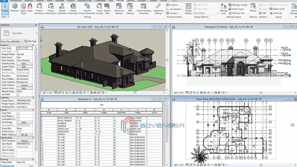 Architectural quantity takeoff