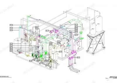 Boiler room shop drawing