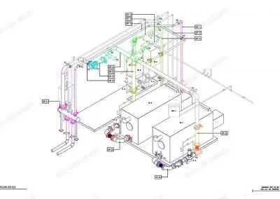 Boiler room shop drawing