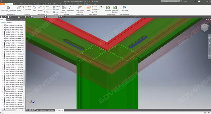 Curtain wall detailing