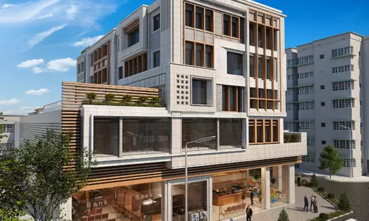 Architectural BIM services for a multipurpose building