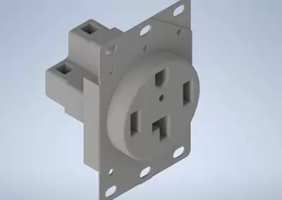 Solid model for receptacles