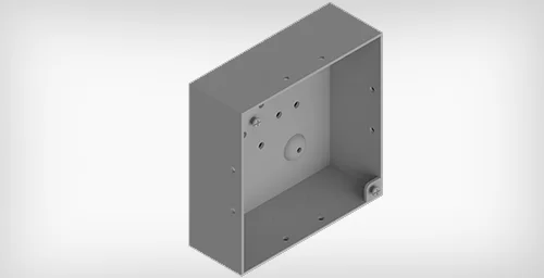Solid model for receptacles