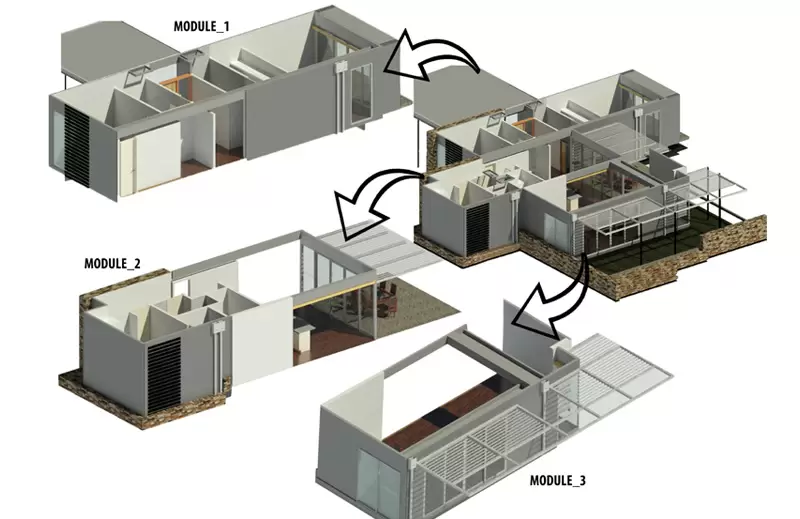 modules for prefabricated building