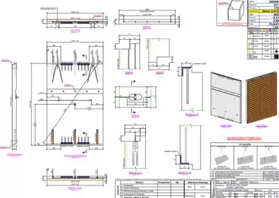 Precast shop drawings
