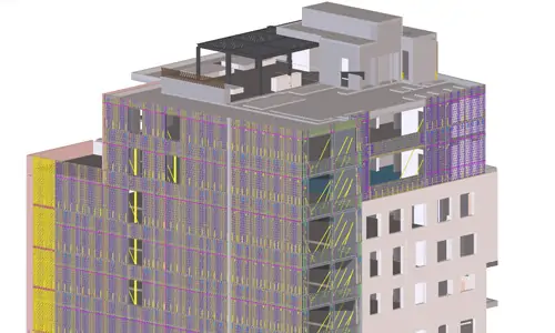 Point cloud to BIM project in Australia Expert BIM Services for Australia Commercial building by Advenser Team