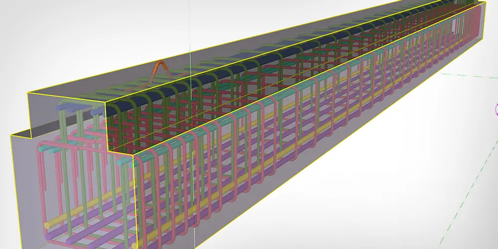 Precast beam detailing