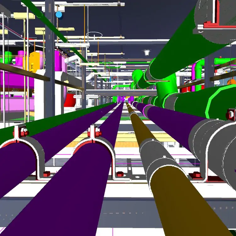 BIM 3D model for Data Center