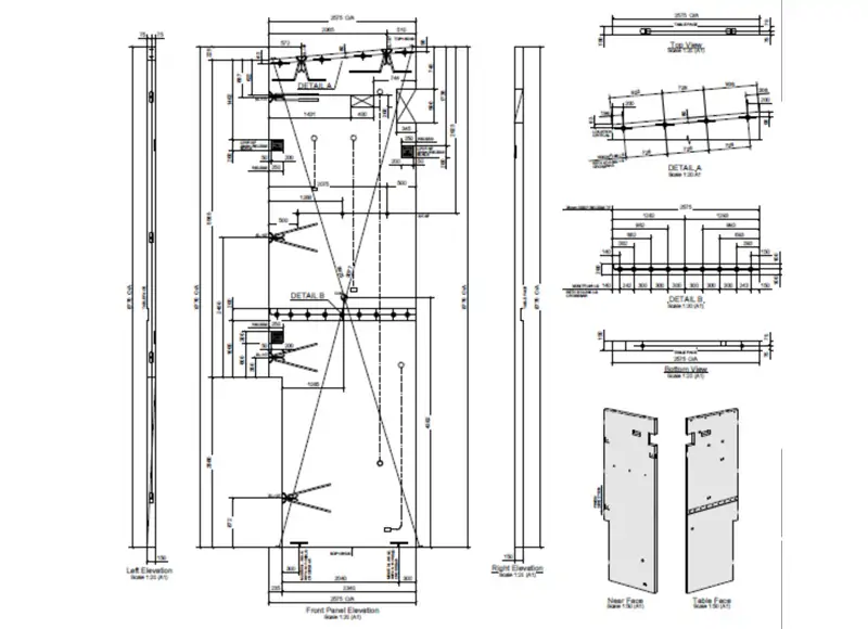 Precast shop drawings