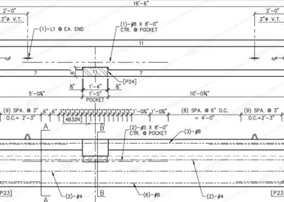 Precast shop drawings