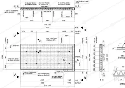 Precast shop drawings